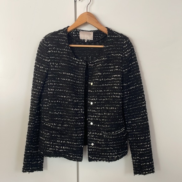 IRO Molly Jacket in Noir, Size 2 - Picture 3 of 9